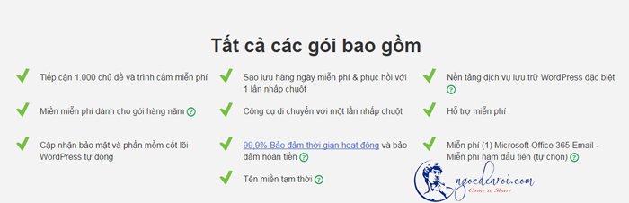 đánh giá gói godaddy wordpress hosting