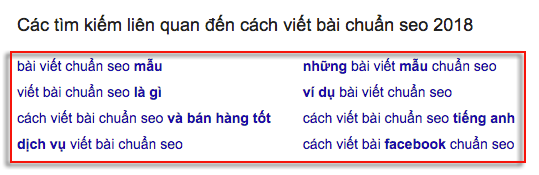 chon tu khoa lien quan de toi uu bai viet