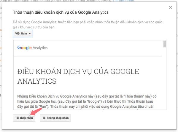 chen ma google analytics vao wordpress