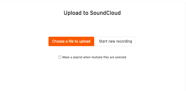 upload file audio