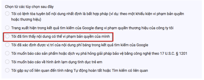 bao cao len google nhu the nao