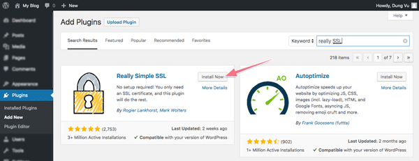 cài plugin really ssl