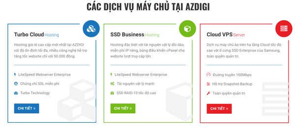 mới tạo blog nên chọn gói hosting nào