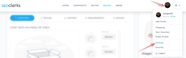 cách lấy link tiếp thị kiên kết trên seoclerks