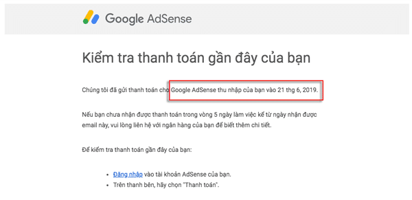 nhận tiền mmo từ google adsense