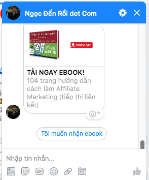 tạo quảng cáo facebook chatbot messenger