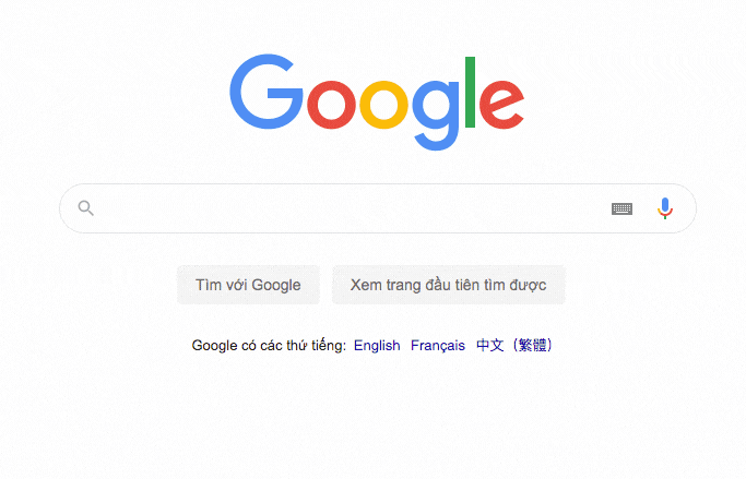 tìm kiếm trê google