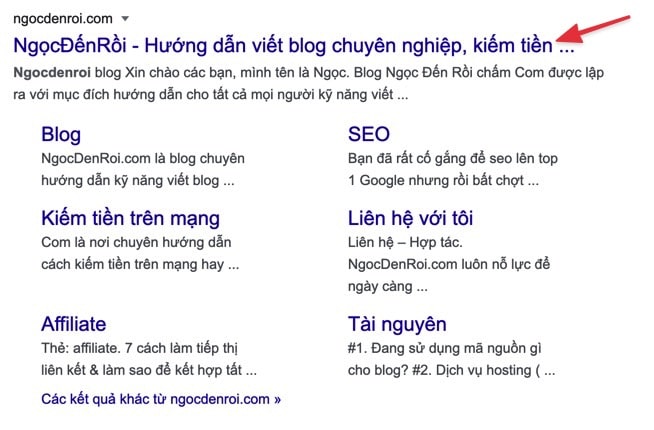 title google ngocdenroi